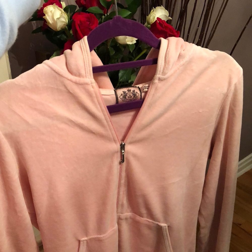 Juicy velour track hoodie